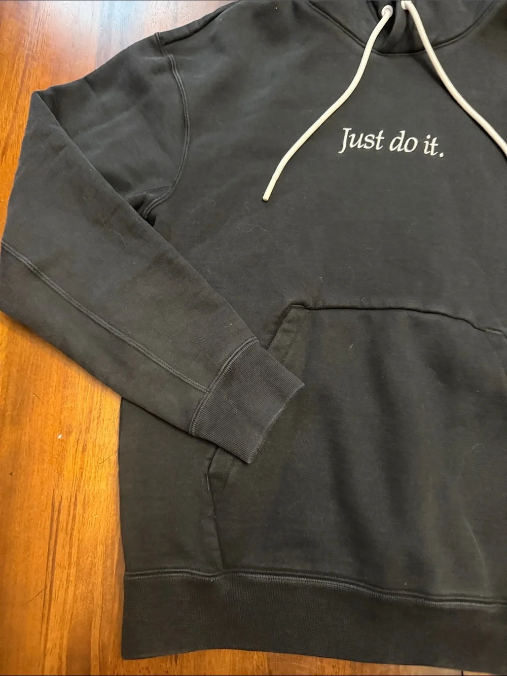 Nike Black Hoodie with White 